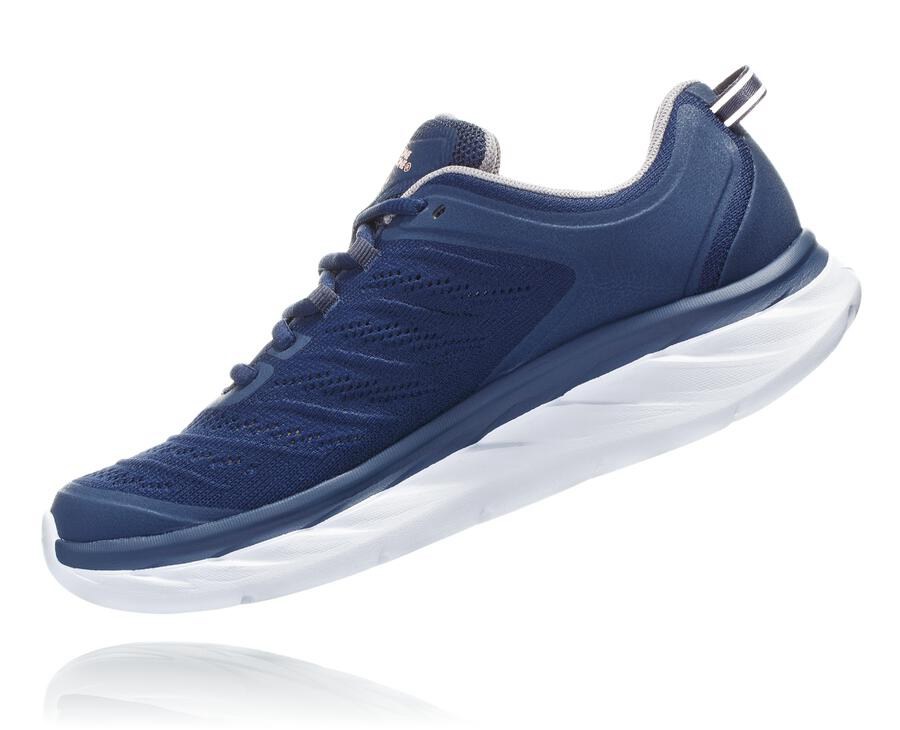 Tenis Hoka One One Mujer Azules/Blancos - Akasa - KRZV35724